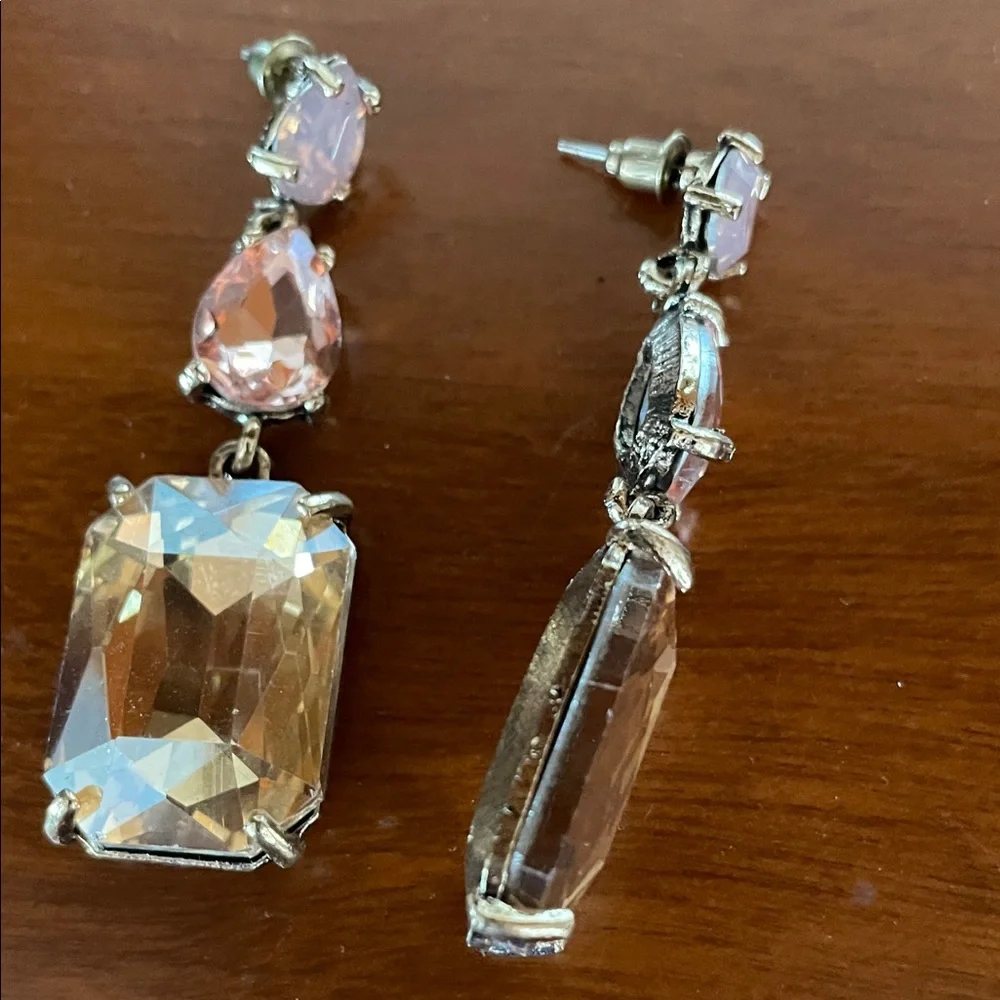 Beautyful  Crystal Drop Earrings REVOLVE - Picture 3 of 3